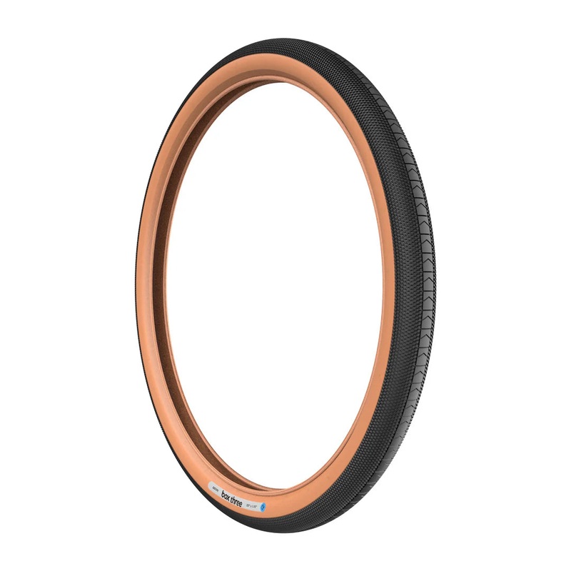 20×1.75″ Box Three BMX Tire – Black w/ Tan Skinwall