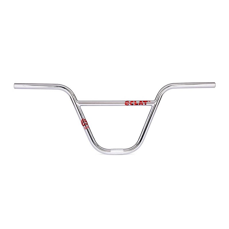 Eclat Controller BMX Handlebar Diameter: 22.2mm 29.5” Rise: 9.75 Chrome