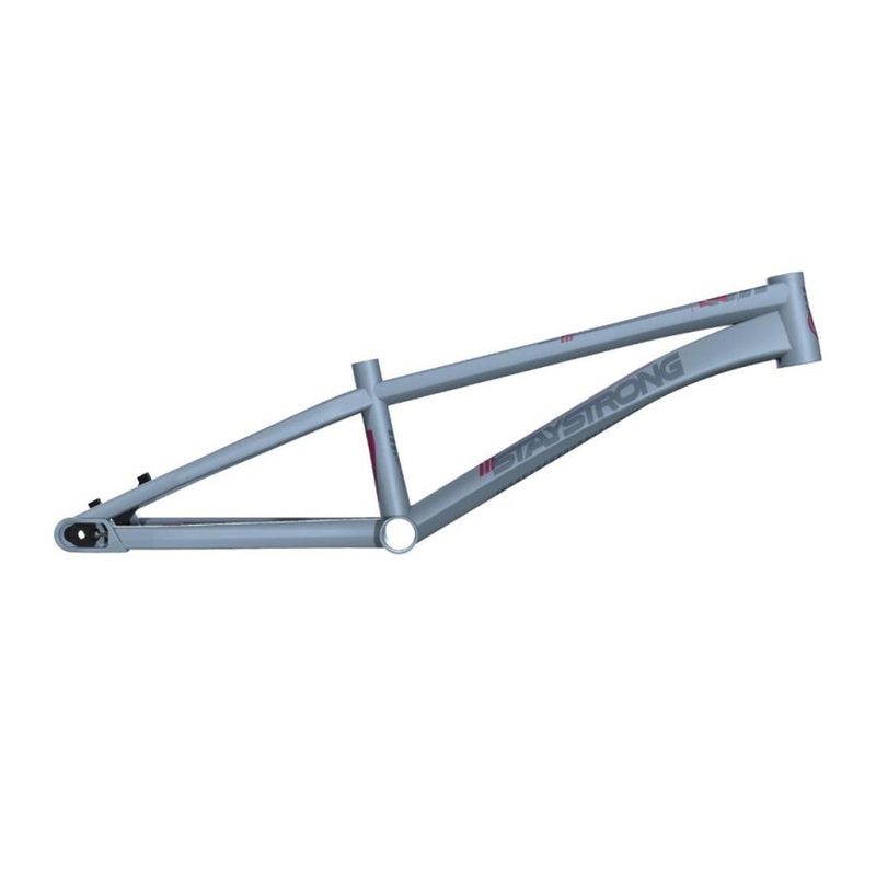 Stay Strong For Life V4 Alloy BMX Race Frame-Grey V-brake version Expert