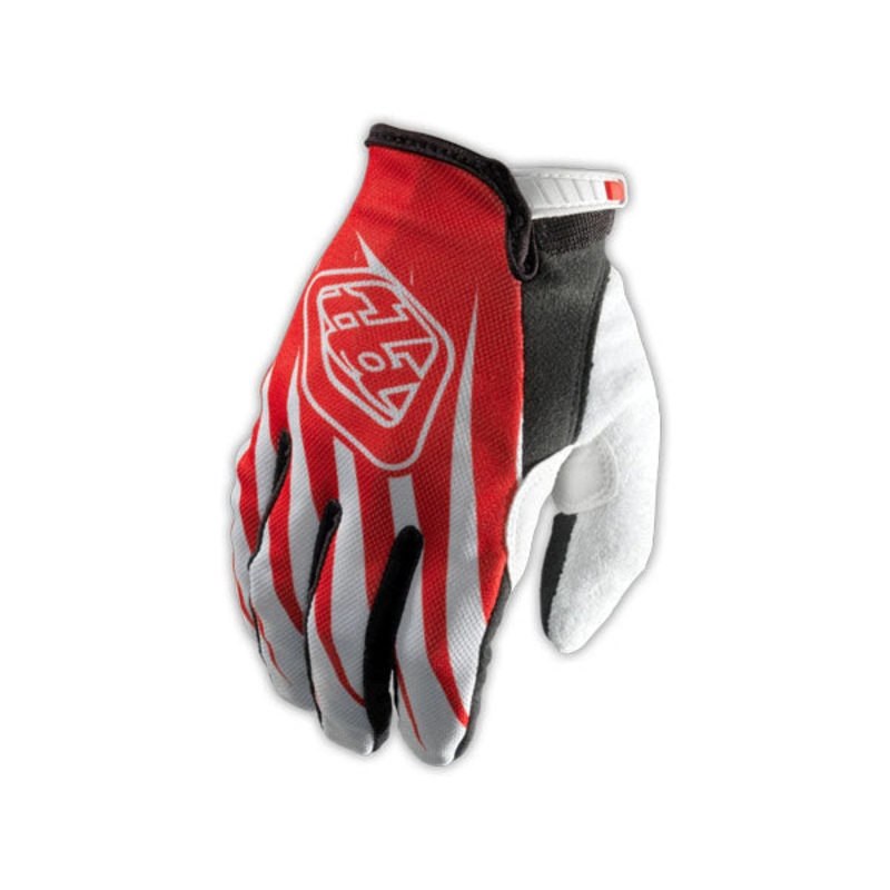 Troy Lee Sprint BMX Race Gloves-Red/White/Black Adult Small (8)