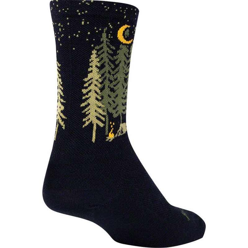SockGuy Wool Camper Socks – 6″ Black Large/X-Large