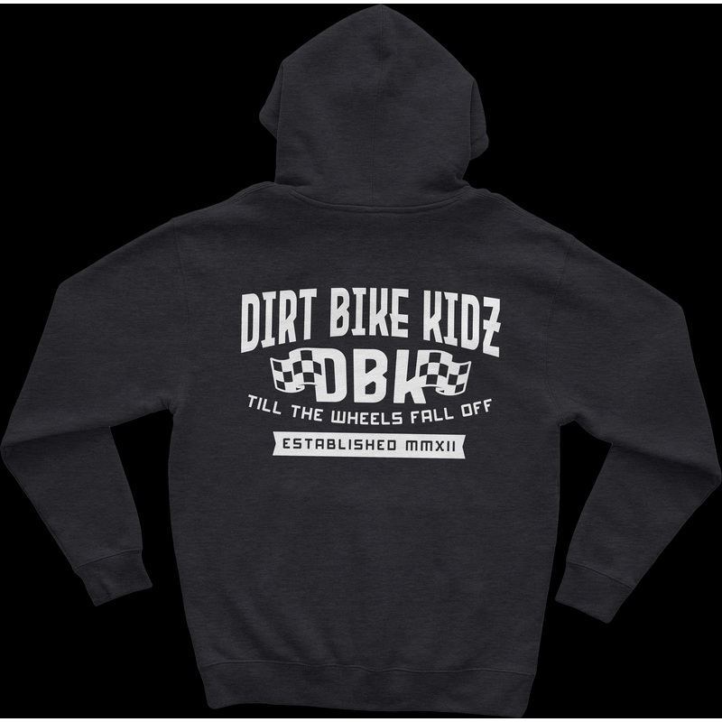 DBK Till The End Hoodie Charcoal Lg Charcoal Large