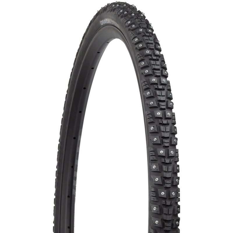 45NRTH Gravdal Tire – 650b x 38, Clincher, Steel, Black, 33tpi, 240 Carbide Steel Studs