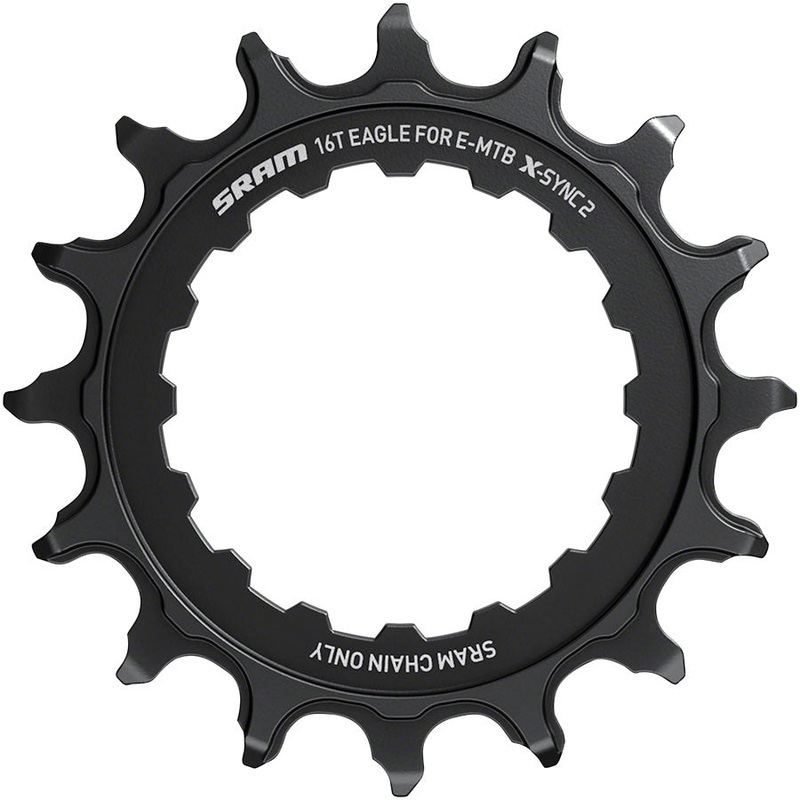 Bosch X-Sync 2 Eagle Direct Mount Chainring 16t Bosch Direct Mount 11/12-Speed X-Sync2 Eagle Chainring, Black