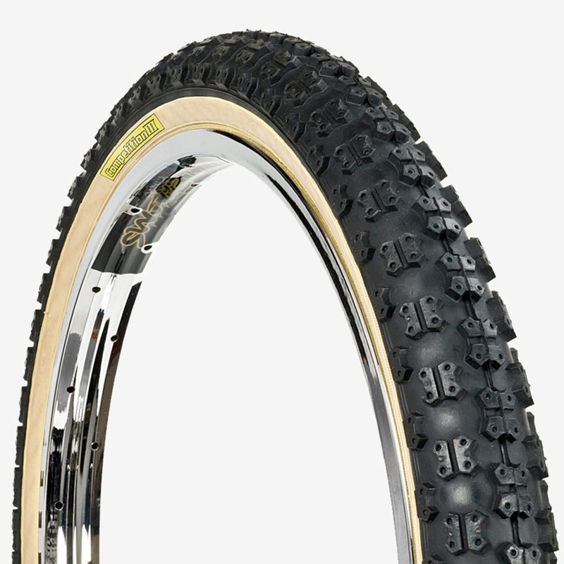Tioga Comp III Tire-Wire-Black/Skin Wall 20×1.75″
