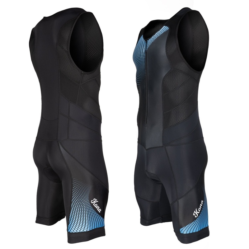 Youth Kona Triathlon Race Suit with Sublimated Graphics Black/Red Youth 8