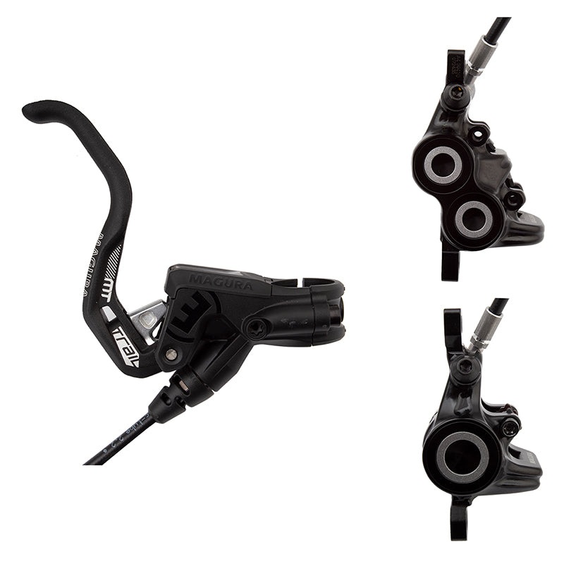 Magura MT Trail Sport Disc Brake Set – Front Rear Hydraulic Post Mount BLK/White