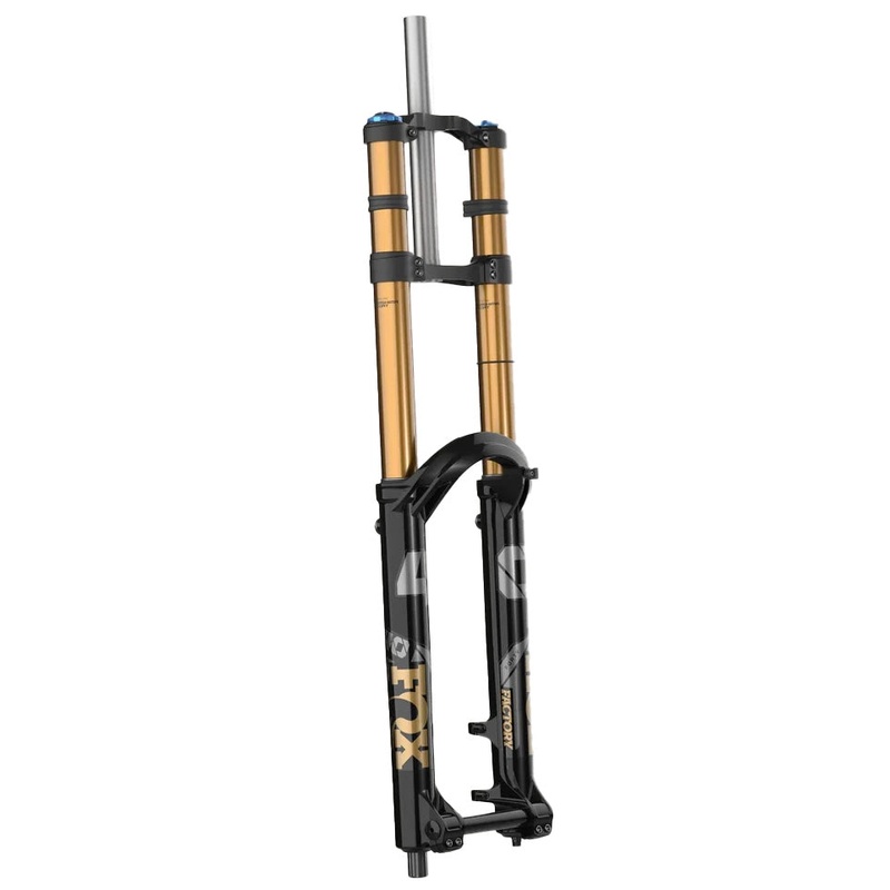 FOX 40 Factory Suspension Fork – 27.5″ 203 mm 20TA x 110 mm 48mm Offset GRIP X2 Damper Shiny BLK