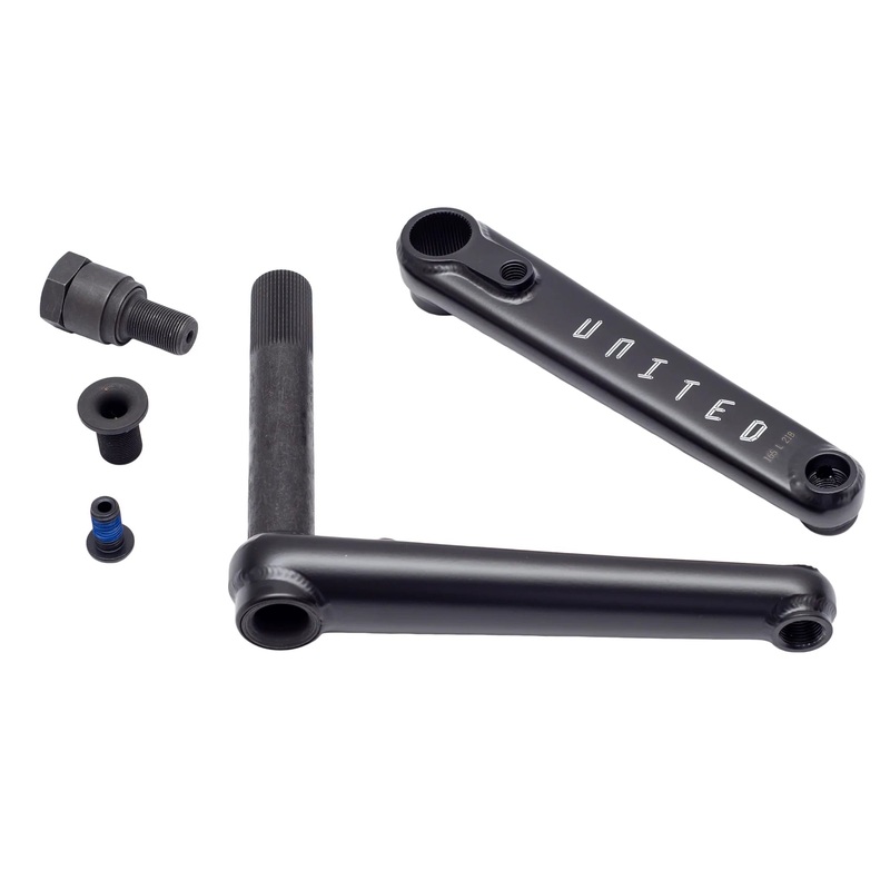 United Severance Cranks 165mm Flat Black