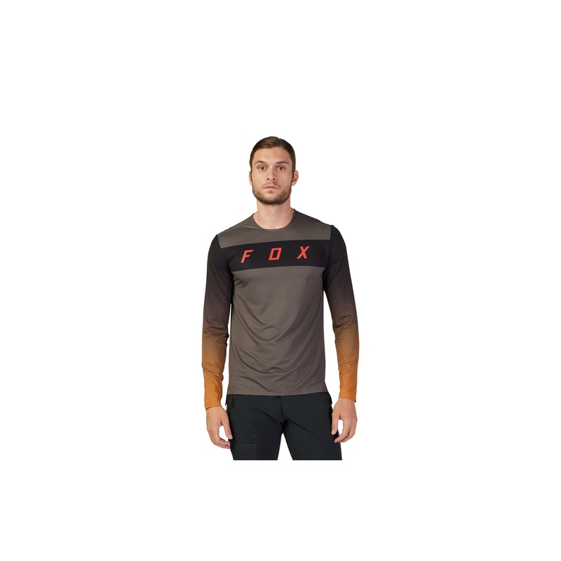 Fox Racing Flexair Arcadia Long Sleeve Jersey Dirt Brown Small