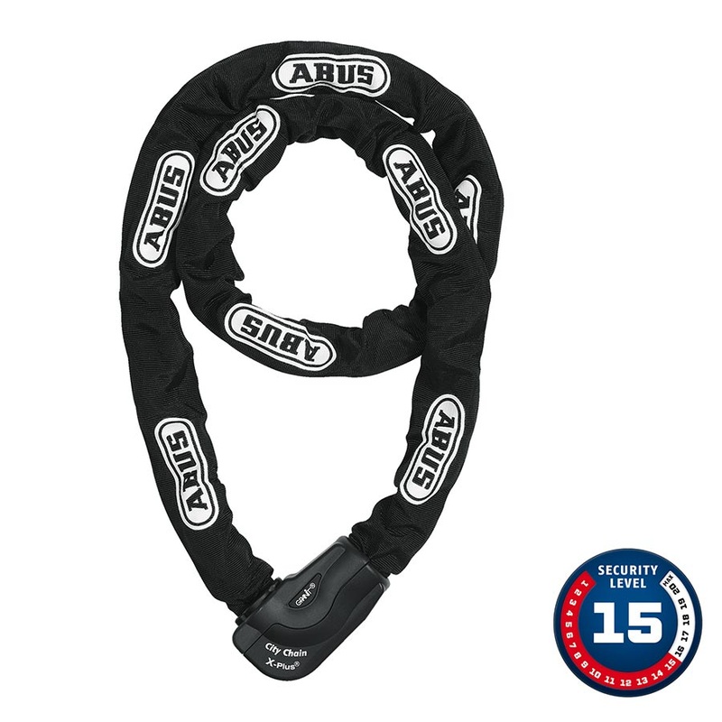 Abus Granit CityChain XPlus 1060K Chain Lock Key 10mm 170cm 5.6′ Black