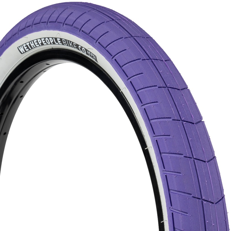 We The People Activate LP Tire Purple w/ Gray Sidewalls 20 x 2.35″