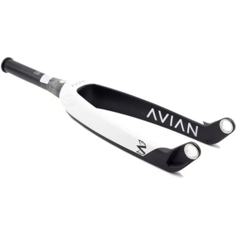 Avian Versus Pro Tapered Carbon BMX Race Fork-24″-1 1/8-1.5″-Matte White 20mm