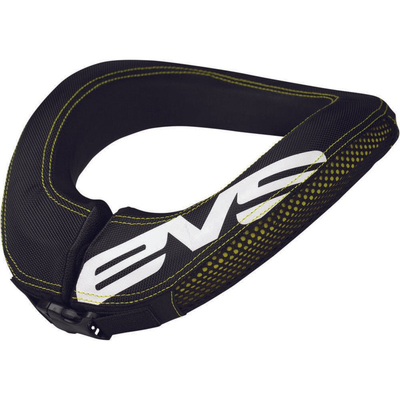 EVS R2 Race Collar – Adult Size – Black – BMX / MX