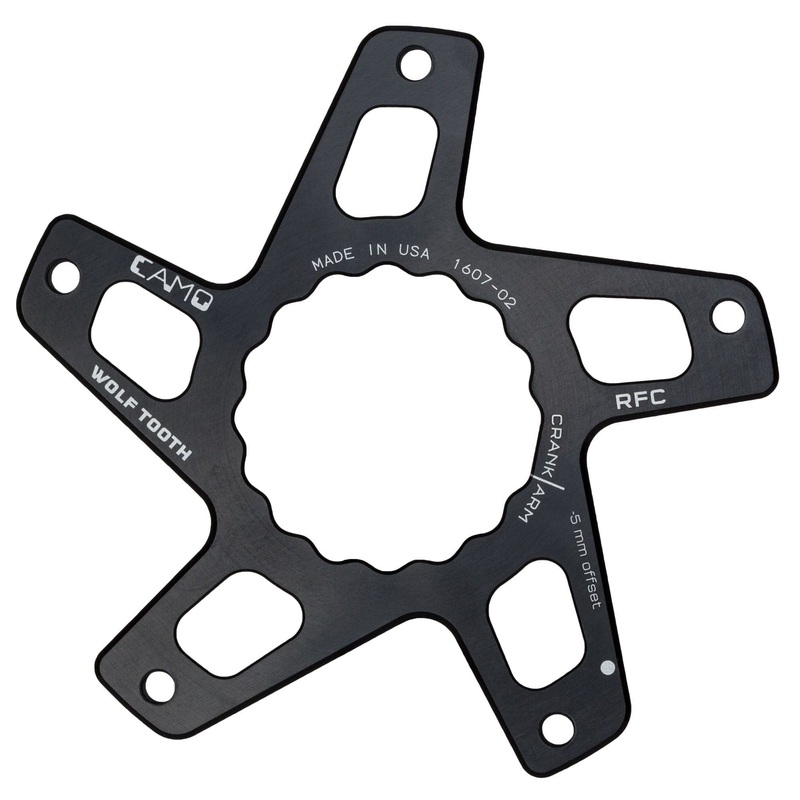 CAMO Direct Mount Spider For Race Face Cinch M8 Standard (49mm chainline / 6mm offset) Black