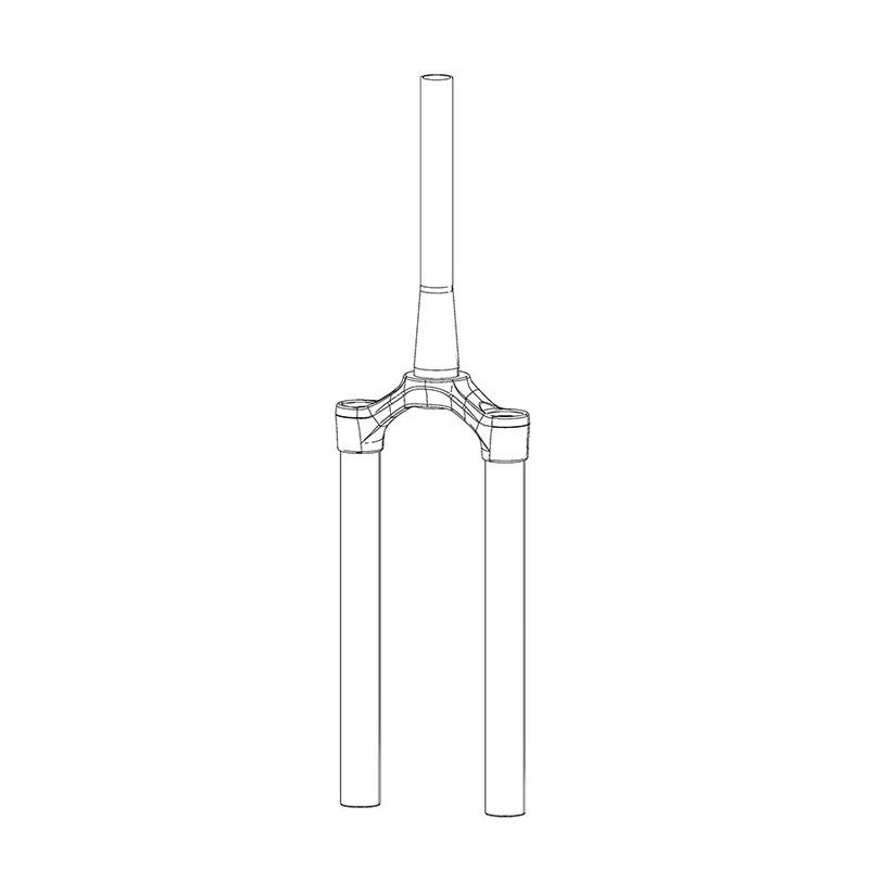 RockShox CSU – Debonair – 27/29″ 44 Off-Set Aluminum Taper Ano BLK Zeb A1 2021