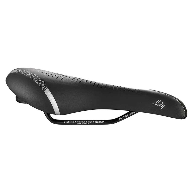 Selle Italia Lady Gel Flow Saddle L L2 Manganese Rail – Black