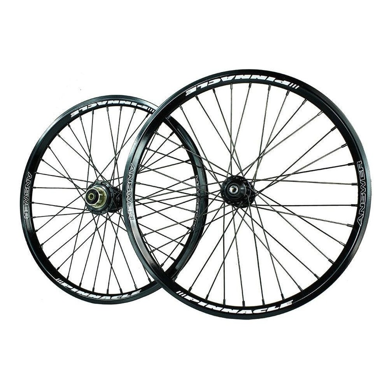 Answer 20 x 1.75 Pinnacle Pro Wheel Set Black Right Hand Drive