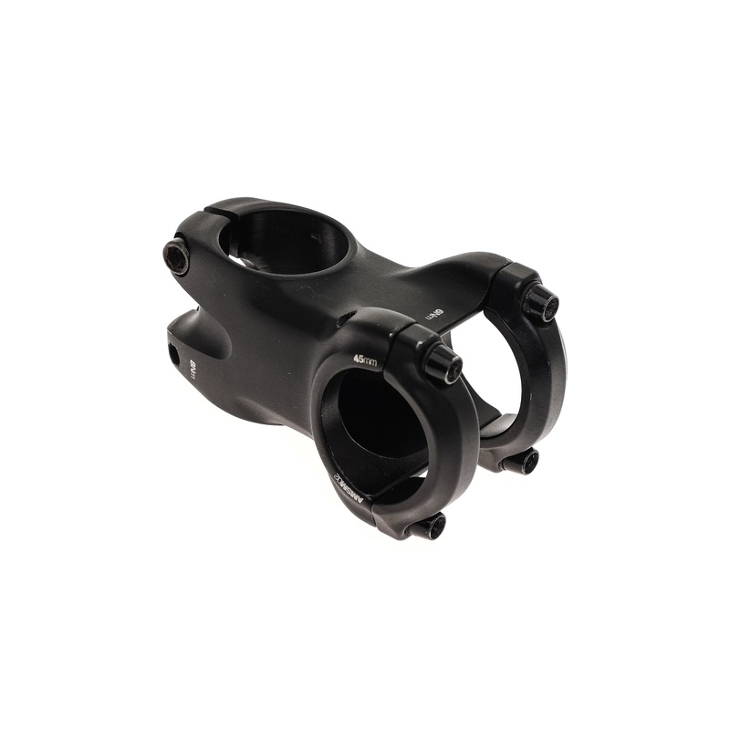 BMC Aluminum Stem 31.8mm Clamp 45mm 0 Degree Black