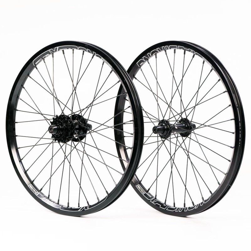 Stay Strong Reactiv 2 Disc Expert Plus BMX Race Wheelset-20×1.50″ Black