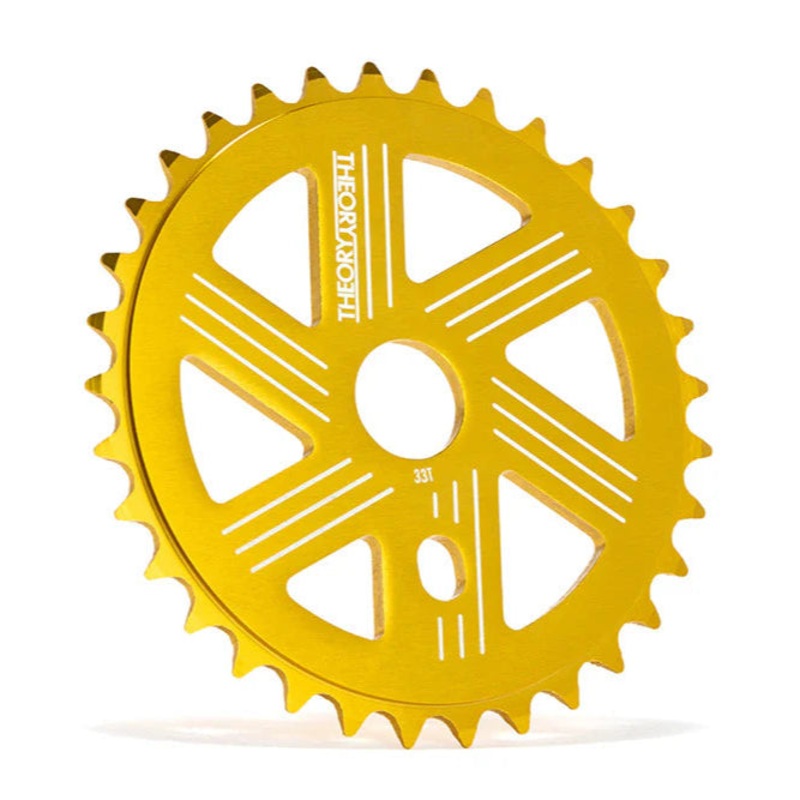 Theory 33t Legacy BMX Sprocket / Chainwheel – Gold
