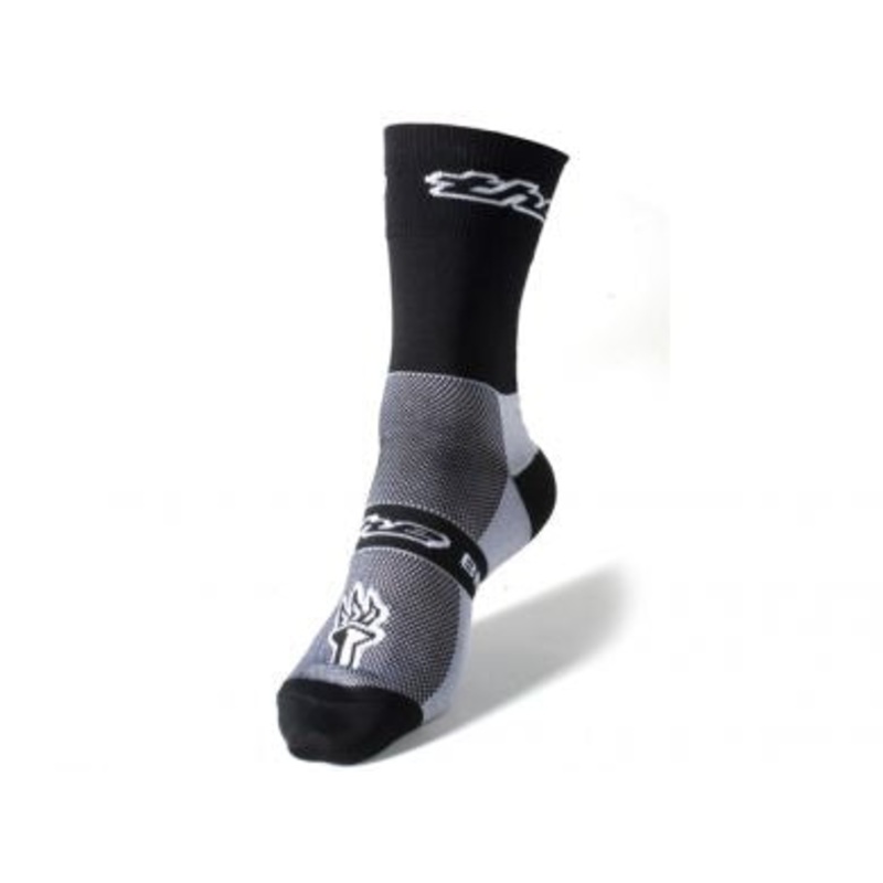 T.H.E. Cycling Socks-1/4 Black Adult