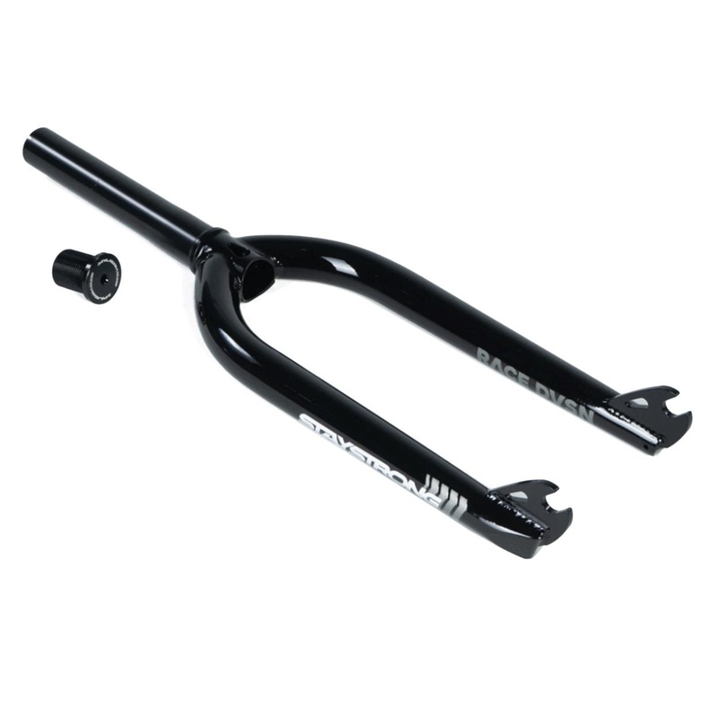 Stay Strong Race DVSN Expert Chromoly BMX Race Fork-20″-10mm Black Graphic 2