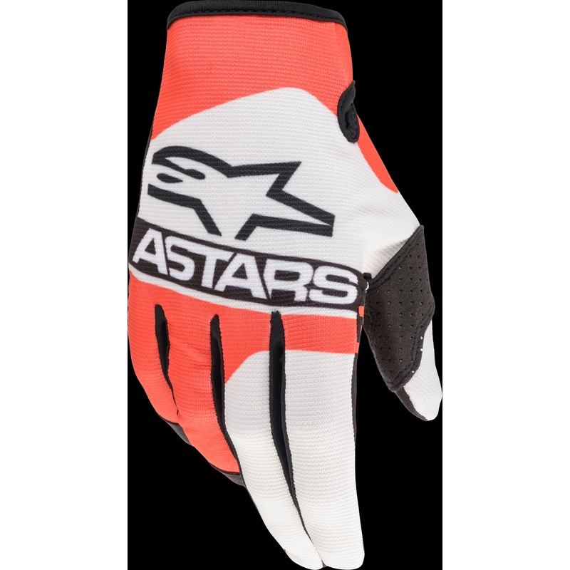 ALPINESTARS Radar Gloves Off White/Fluorescent Red/Blue Large