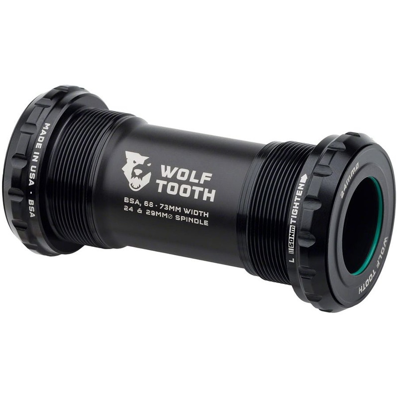 English (BSA) Bottom Brackets Bottom Bracket – English (BSA), 68/73mm, For 24mm Spindle, Black