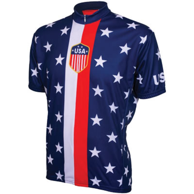 Worldjersy 1956 Usa Men Xxl Mens 1956 Usa Cycling Jersey World Jerseys Apparel XXL Blue