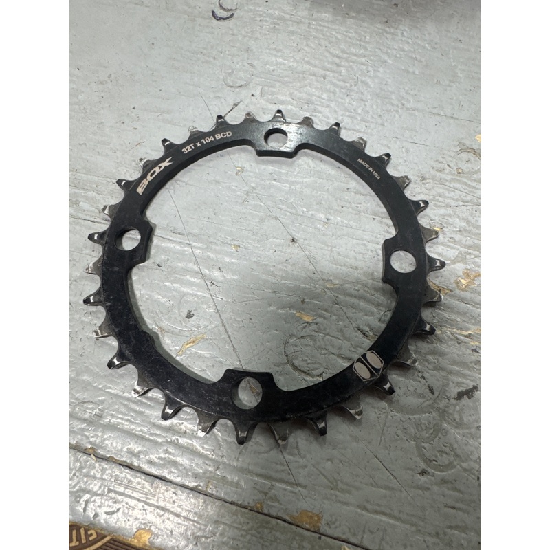 Box 4 bolt chainring Black 32