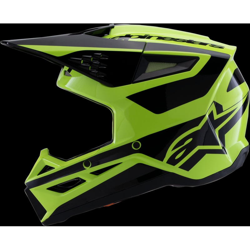 ALPINESTARS Sm3 Heat Helmet Yellow Fluo/Black 2X-Large
