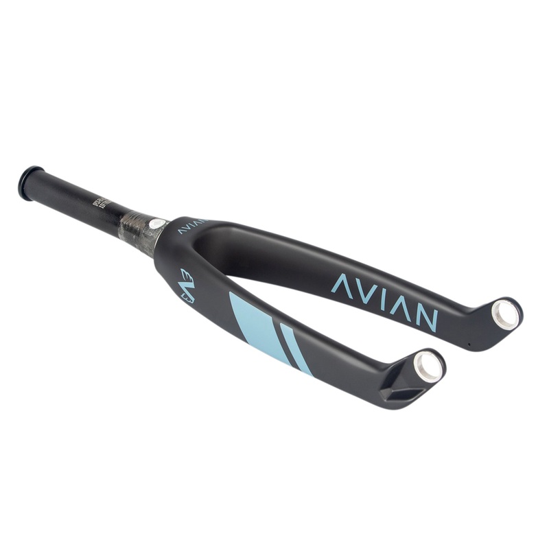 Avian Versus Pro Tapered Carbon BMX Fork-20″x1 1/8-1.5″-20mm-Evo Matte Blue