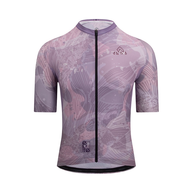 Men’s Shu Elite Cycling Jersey Short Sleeve S Light purple / Grey
