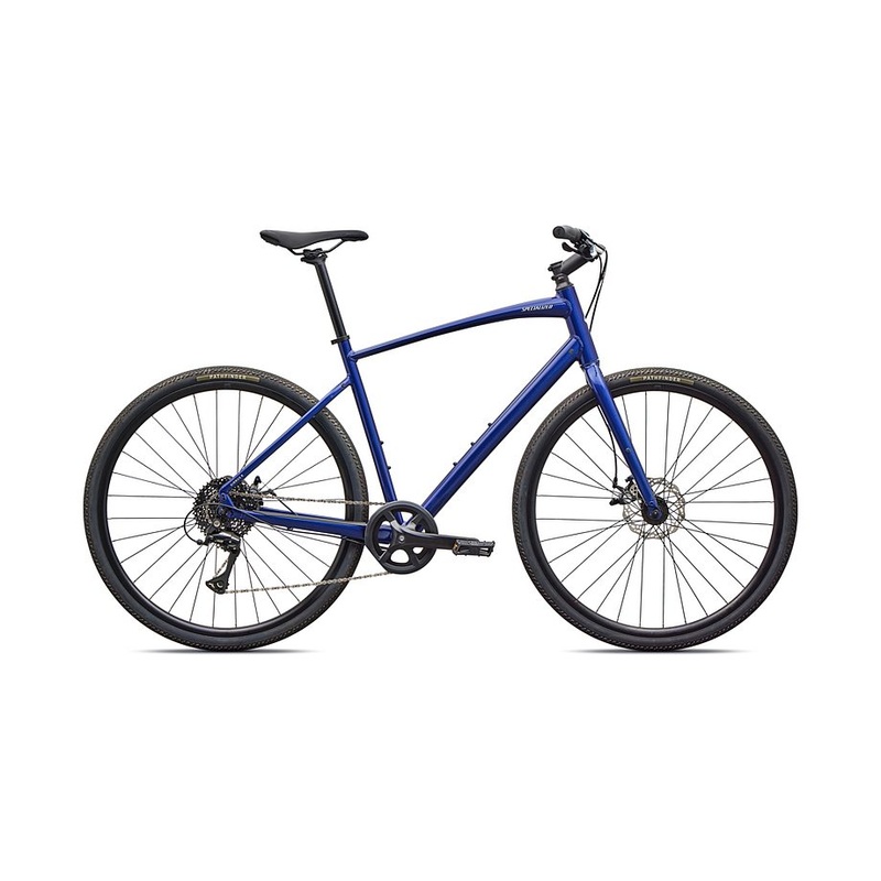 2026 Specialized Sirrus X 1.0 Km Bike Gloss Majesty Metallic / Dolomite Metallic Frost Reflective Xs