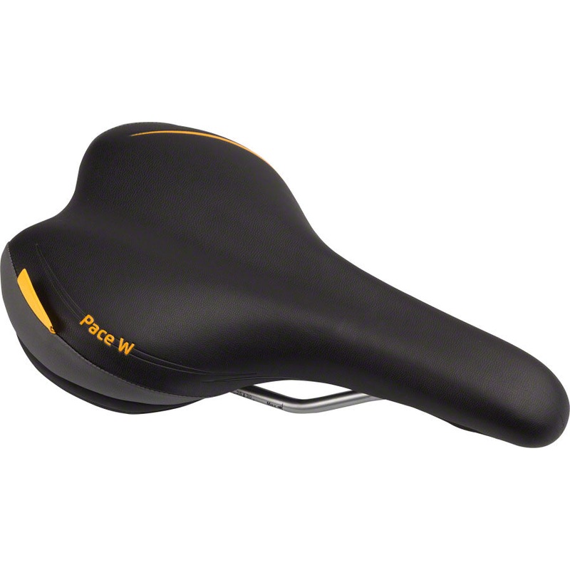 Velo Plush Pace Saddle – Steel, Black, Women’s