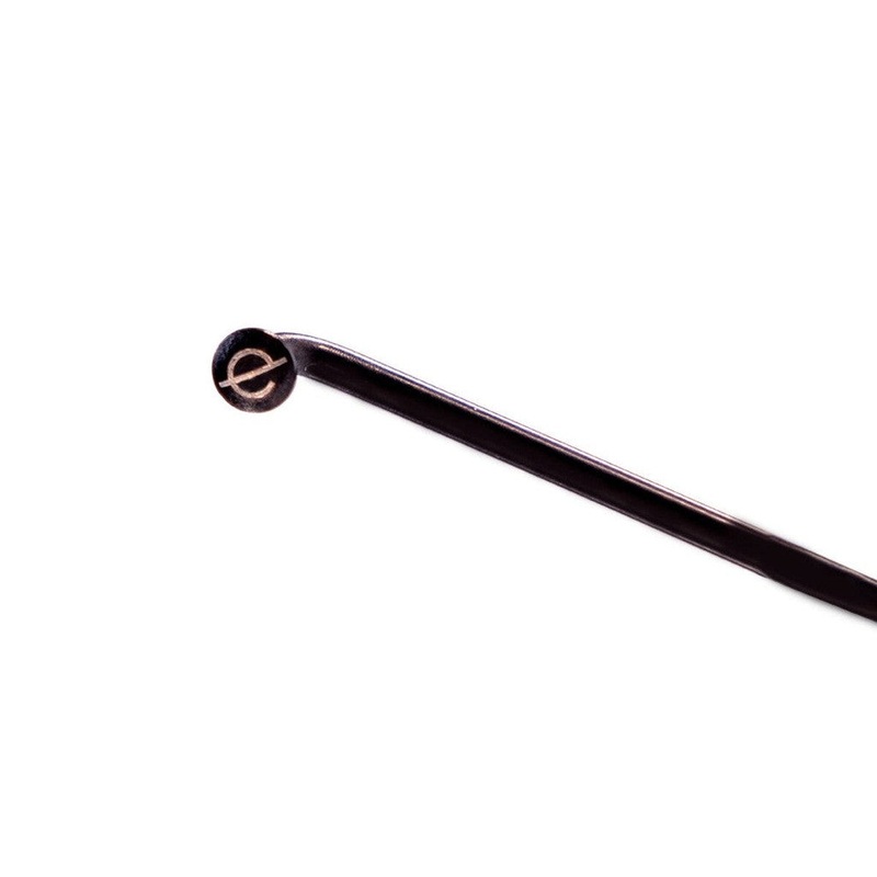 Spectre Titanium V2 14g Spoke (Each) / Black Black Cut To Size (80mm to 220mm)
