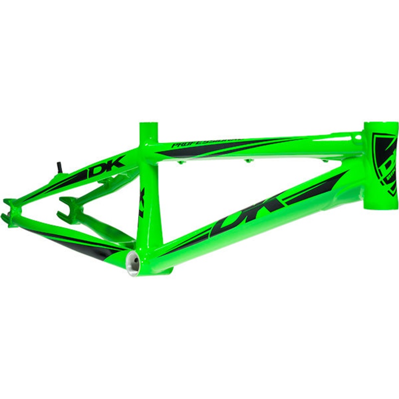 DK Professional V2 BMX Race Frame 20mm-Neon Green Expert XL