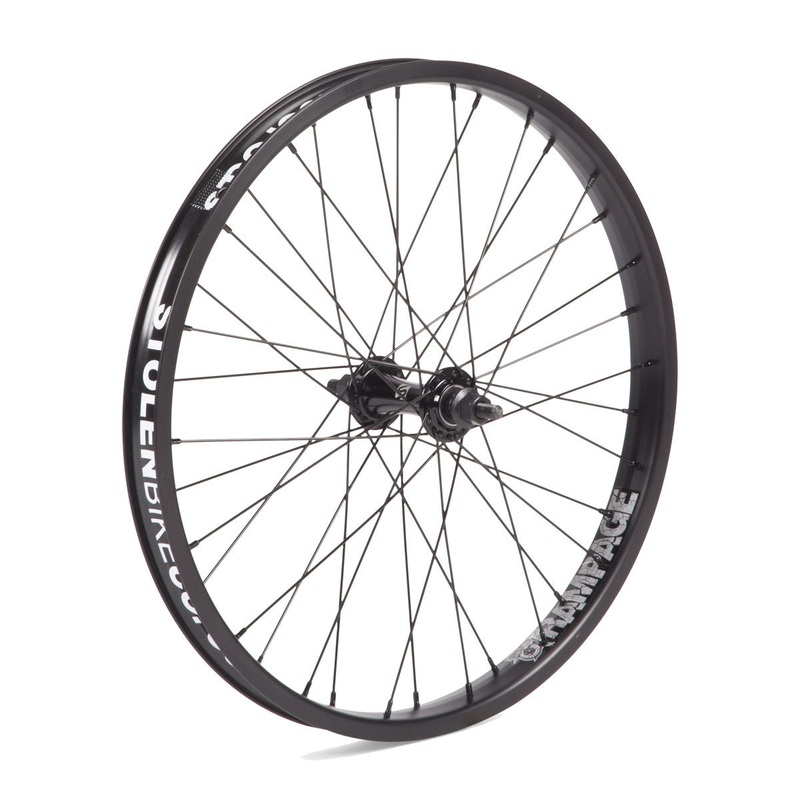 20″ RAMPAGE FRONT WHEELS Front Black