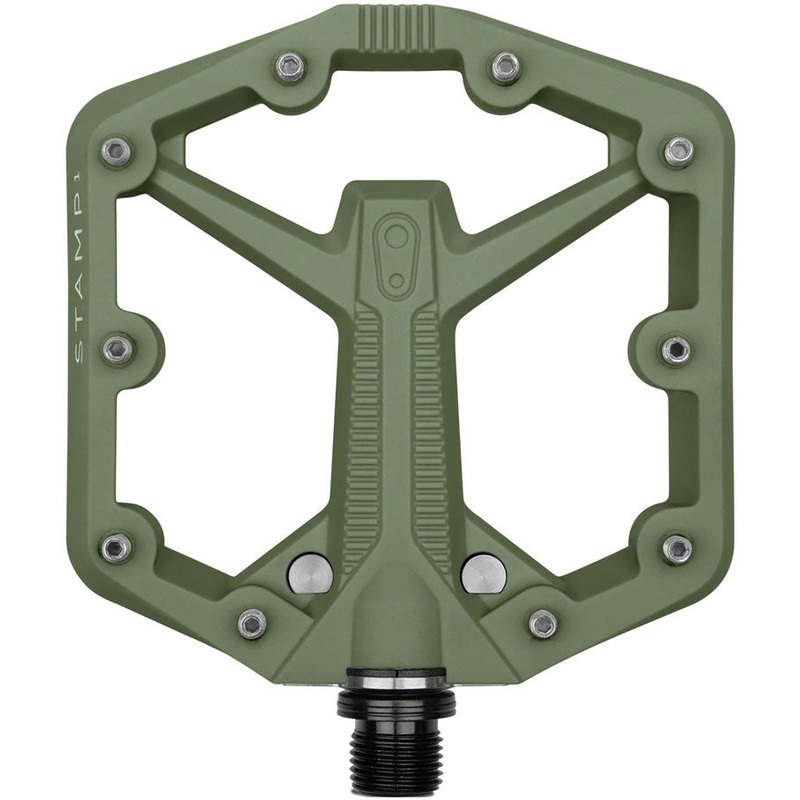 Crankbrothers Stamp 1 Gen 2 Pedals – Platform Composite 9/16″ Green Small