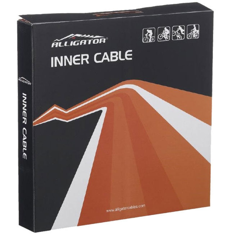 Alligator Brake Cable (Road) Stainless-Slick – 100/count
