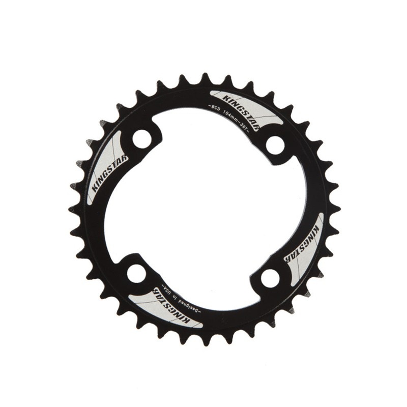 KINGSTAR 4 BOLT CHAINRING 34T BLACK