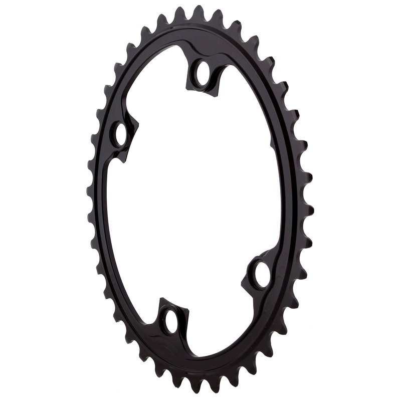 Absolute Black Premium Oval Road 38T Shimano 9100/8000 – Black