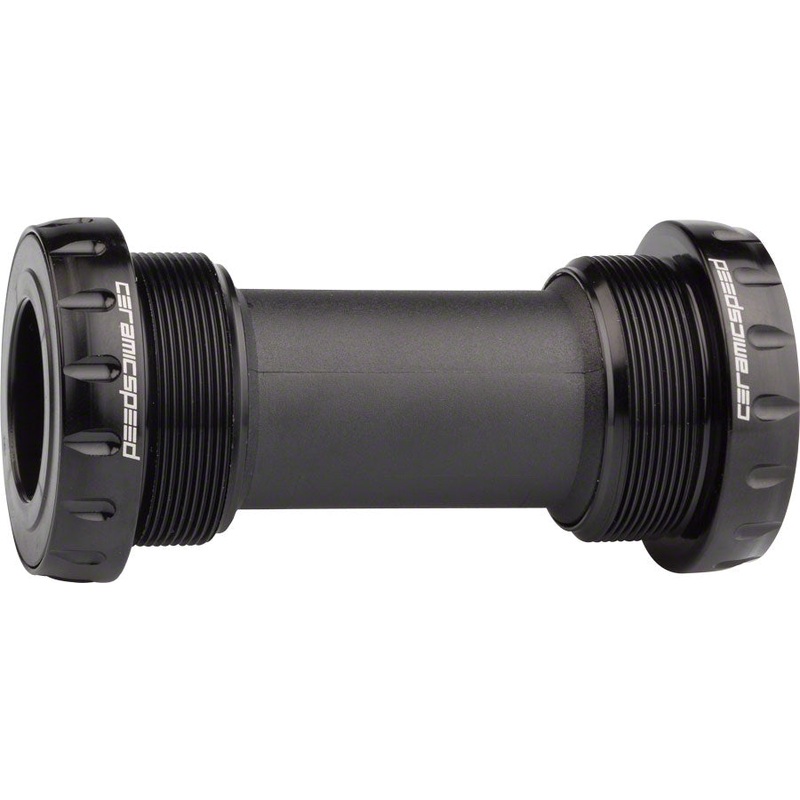 CeramicSpeed ITA Road Bottom Bracket – Italian Thread, 70mm, 24mm Spindle, Coated Races, Black