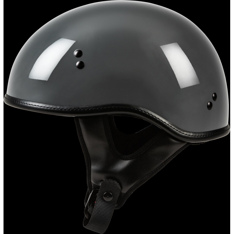 HIGHWAY 21 .357 Solid Half Helmet Grey Md