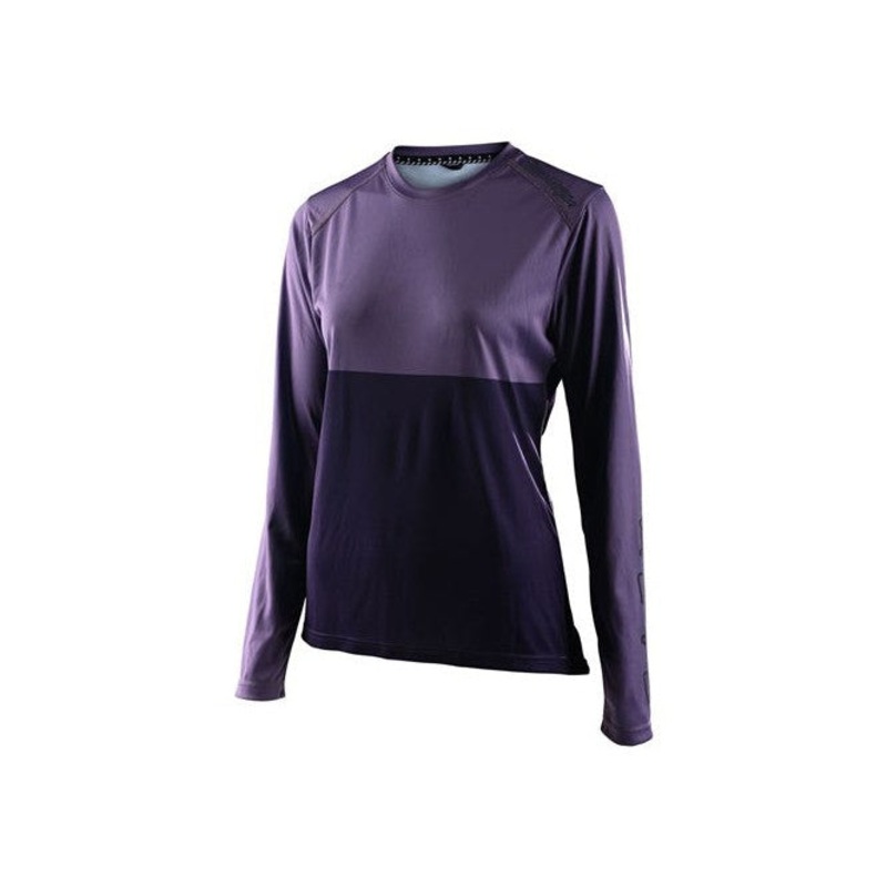 TLD 23 Womens Lilium LS Jersey / Block Orchid/Purple Purple XS