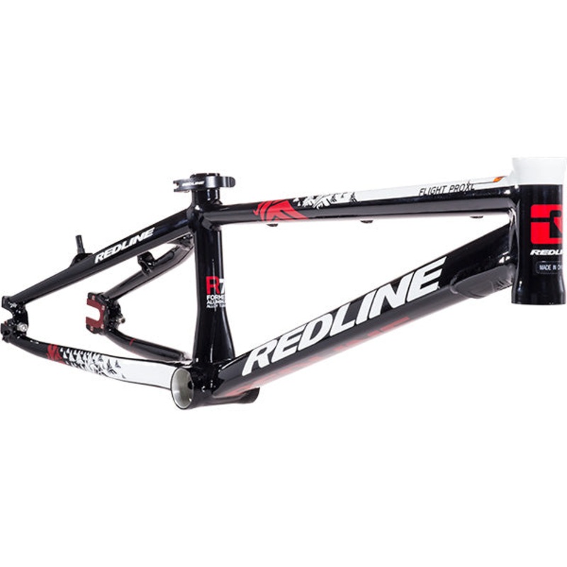 Redline 2014 Flight R7 BMX Race Frames-Black/White Micro Mini