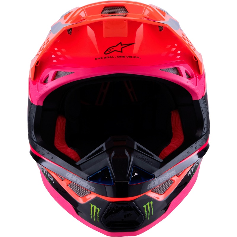 ALPINESTARS S-M10 Deegan Helmet Orange Fluo/Purple/Pink Fluo 2X-Large