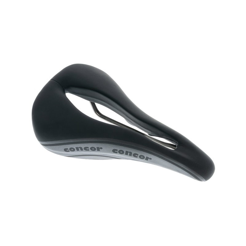 San Marco Concor Racing Short Wide Open Saddle 145mm Xsilite Rails Black